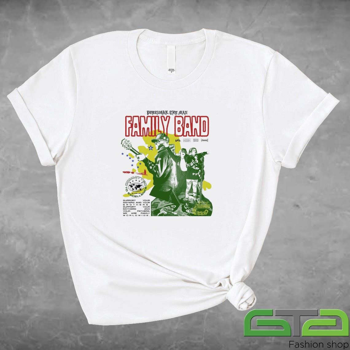 Official Ptm Mercado Family Band T-shirt