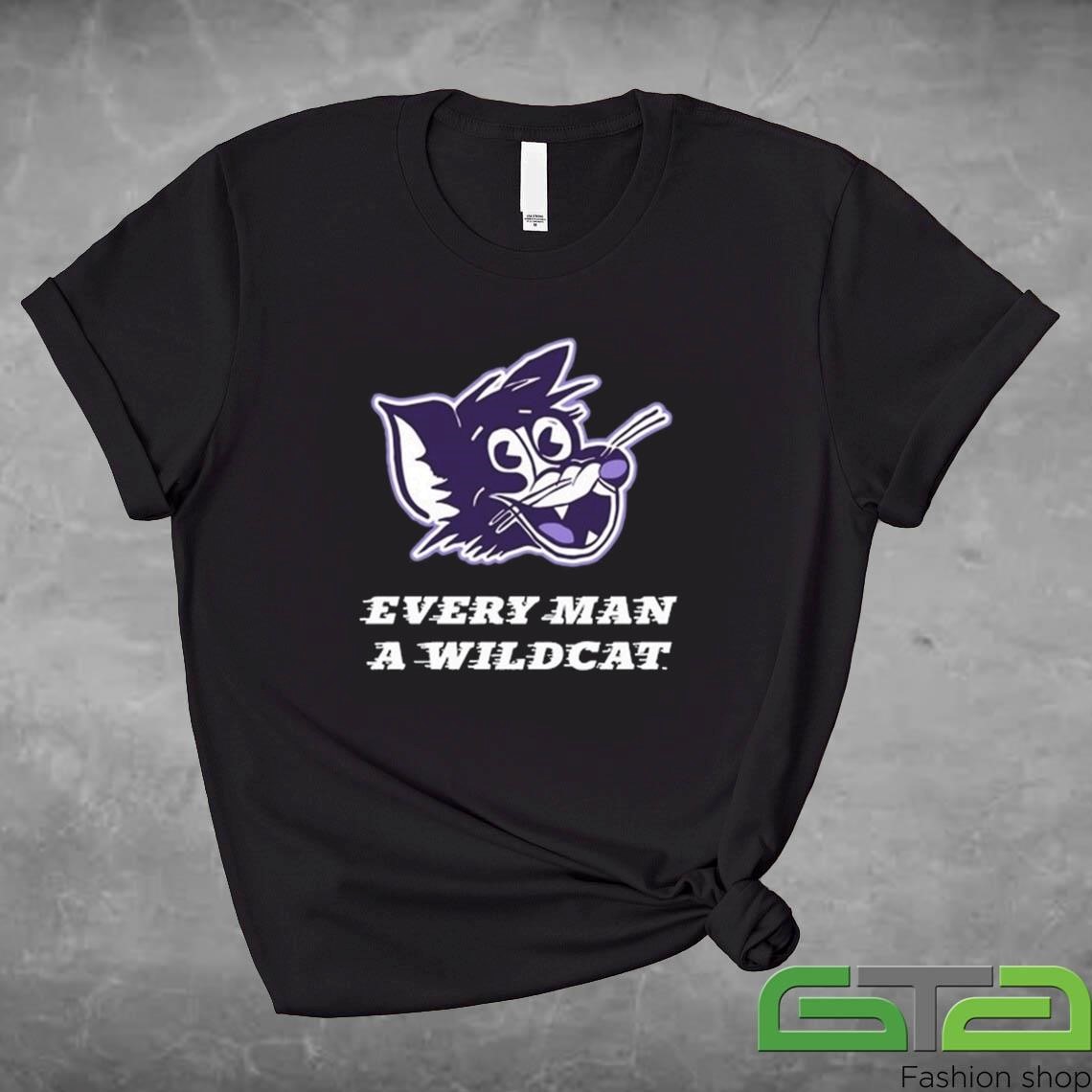 Official Rallyhouse Kansas State Every Man A Wildcat T-shirt