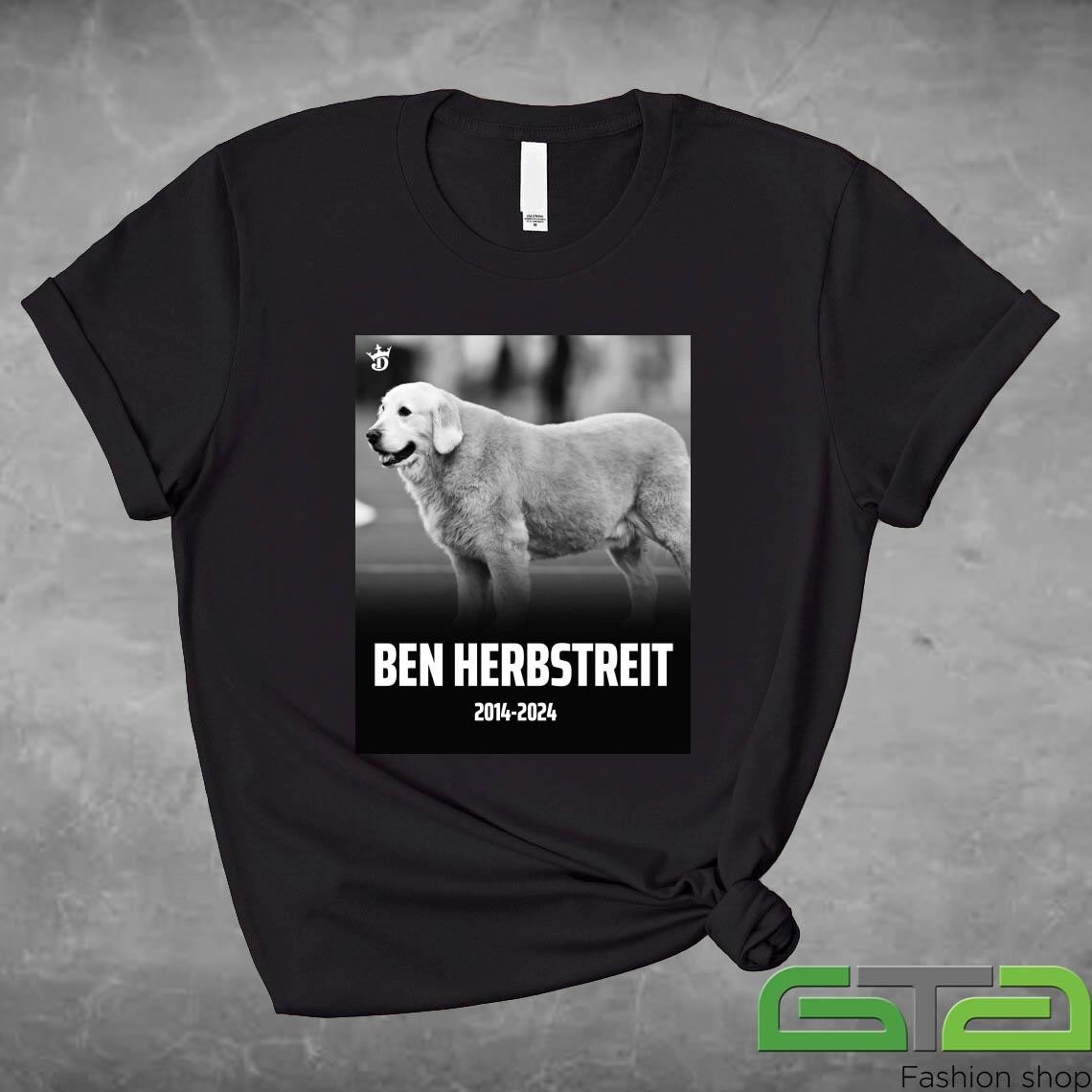 Official Rest In Peace Ben Herbstreit dog of football analyst Kirk Herbstreit 2014-2024 T-shirt