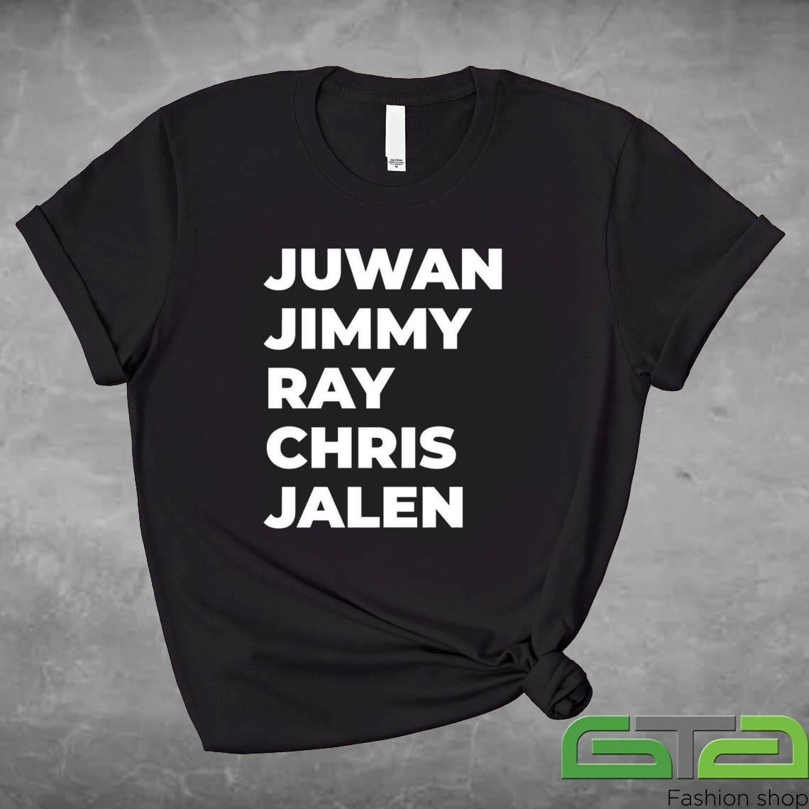 Official Ron Harper Juwan Jimmy Ray Chris Jalen T-shirt