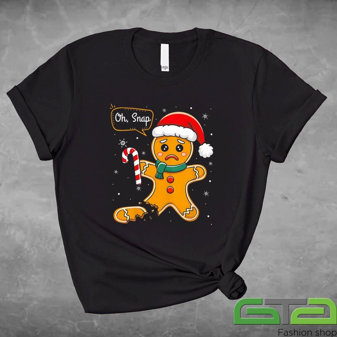 Official Santa Oh Snap Gingerbread Funny Christmas 2024 Sweashirt