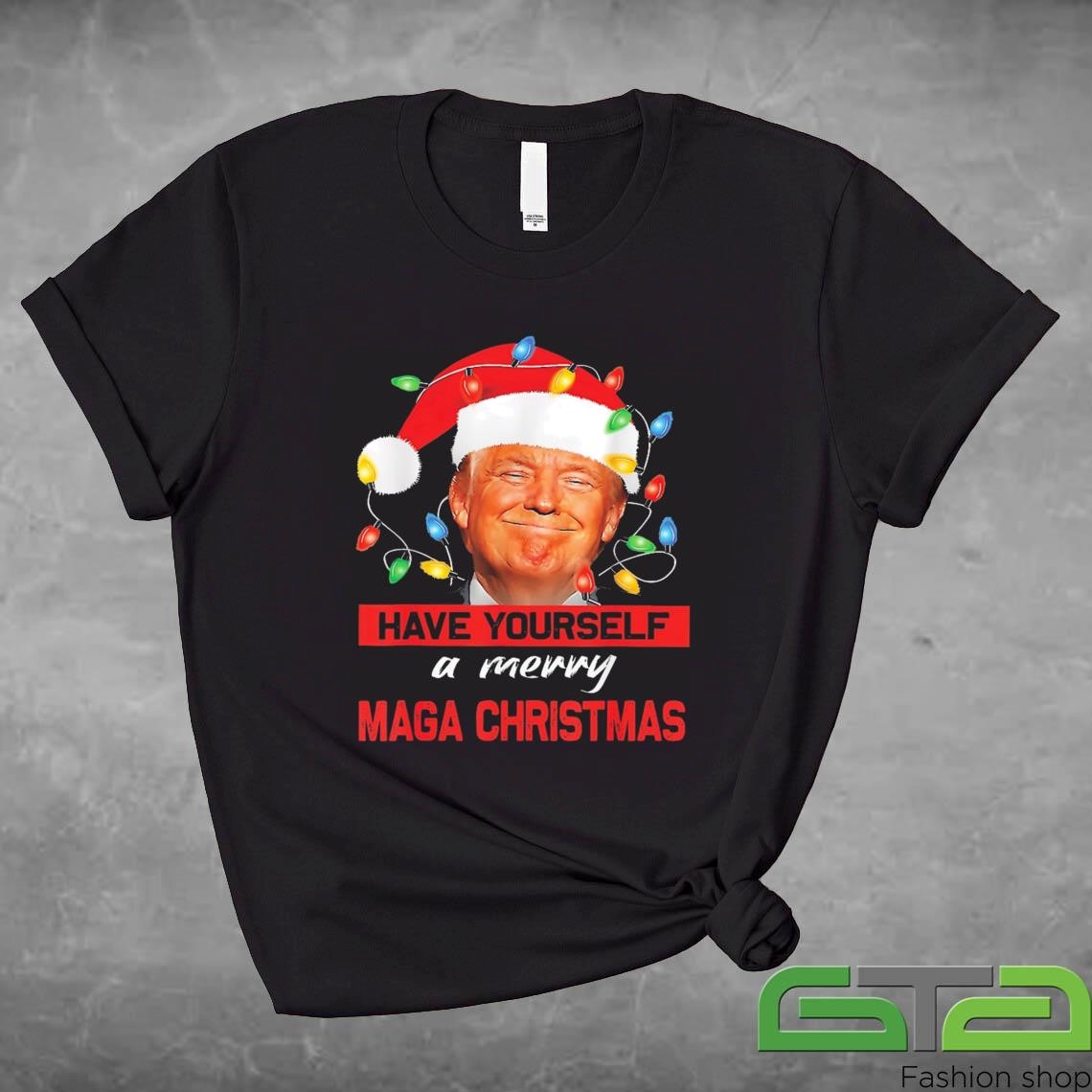 Official Santa Trump Have Yourself A Merry Maga Christmas Xmas 2024 Sweashirt