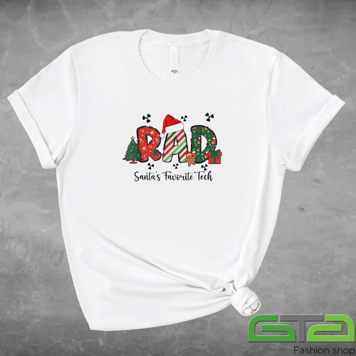 Official Santa's Favorite Rad Tech Christmas Radiology Holiday Sweashirt