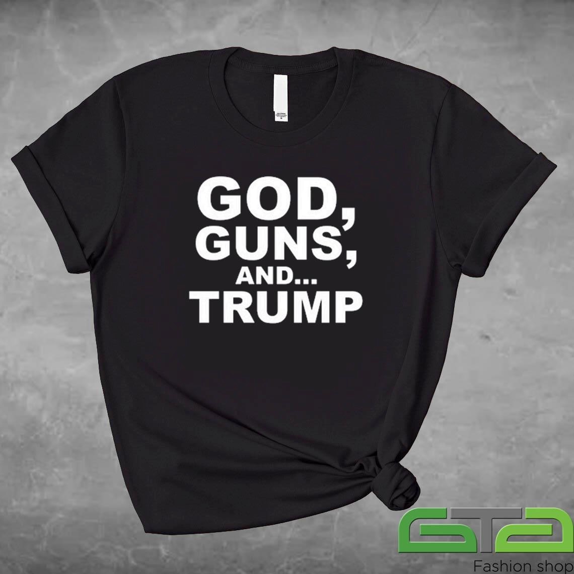 Official Scott Presler Wearing God Guns And Trump T-shirt