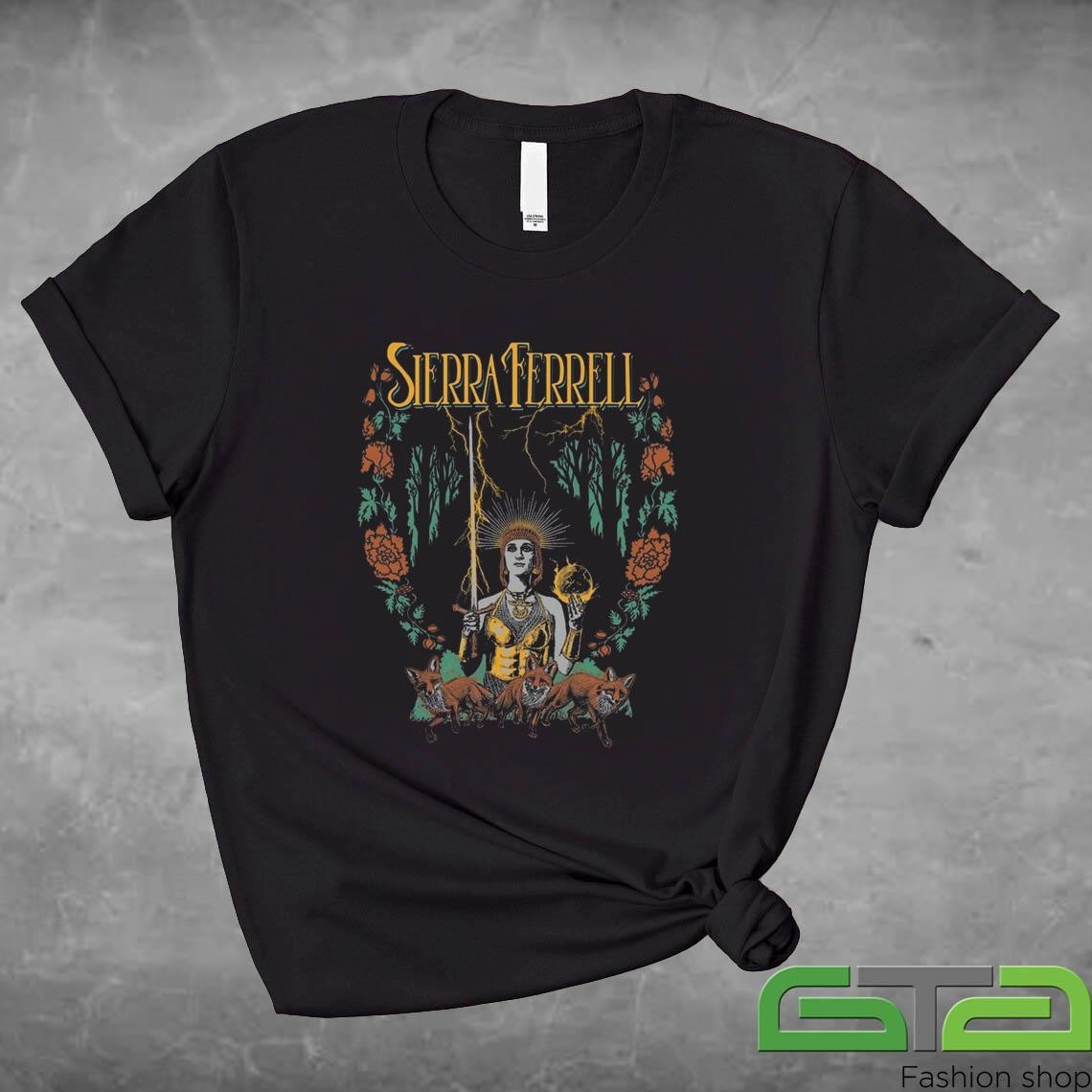 Official Sierra Ferrell The Trail Of Flowers Forest Floor T-shirt