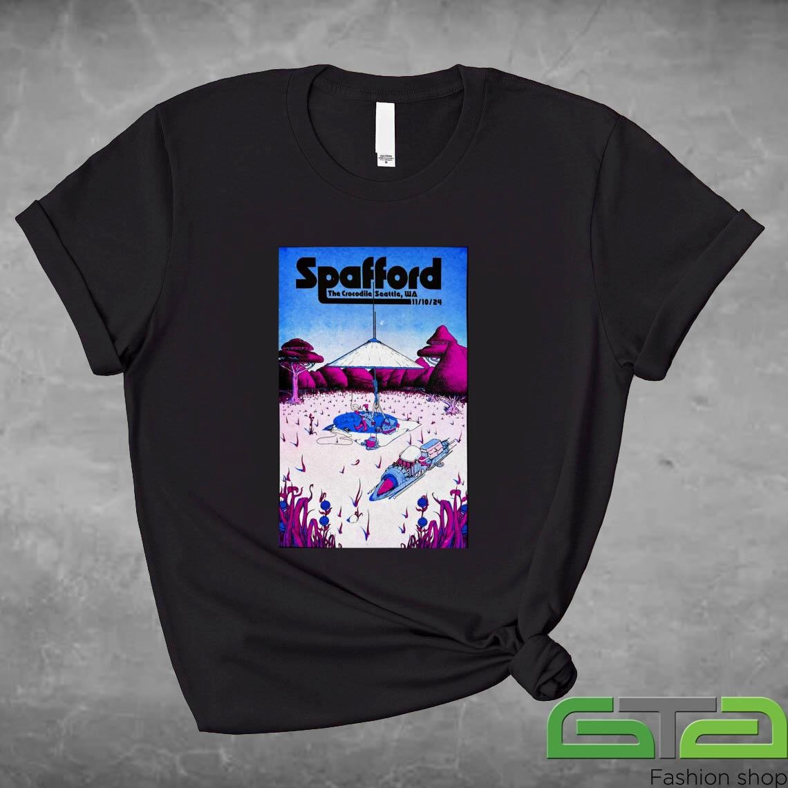 Official Spafford At The Crocodile On November 10 2024 Show T-shirt