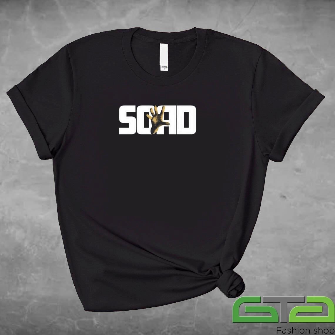 Official System Of A Down Soad Gold Hand T-shirt