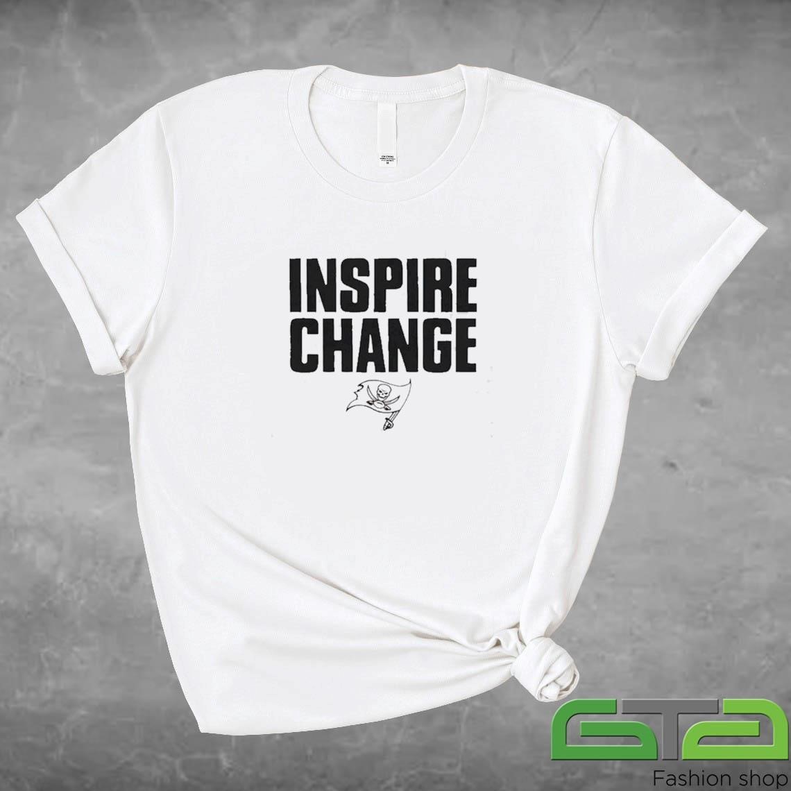 Official Tampa Bay Buccaneers 2024 inspire change T-shirt