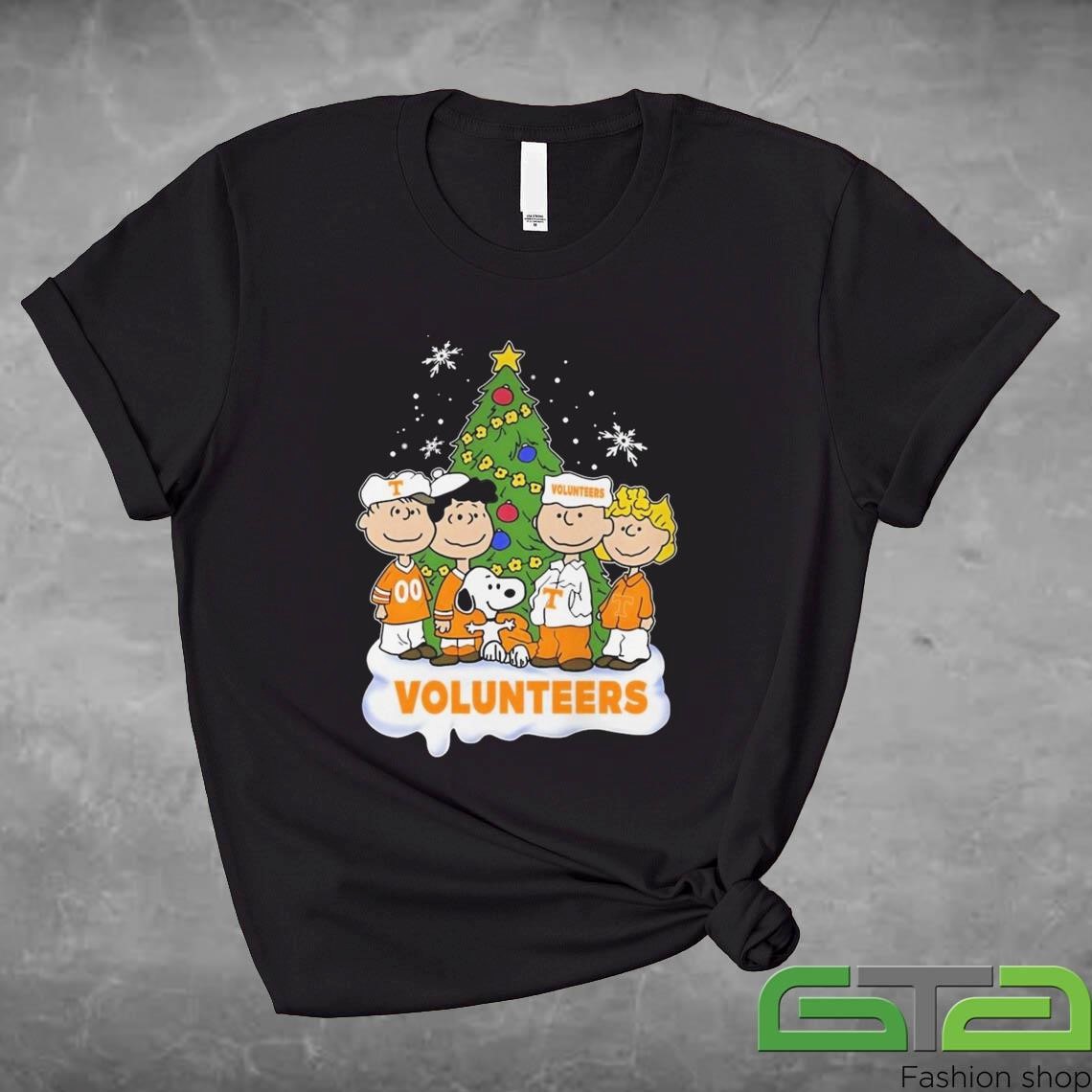 Official Tennessee Volunteers x Snoopy And Friends Christmas 2024 T-shirt