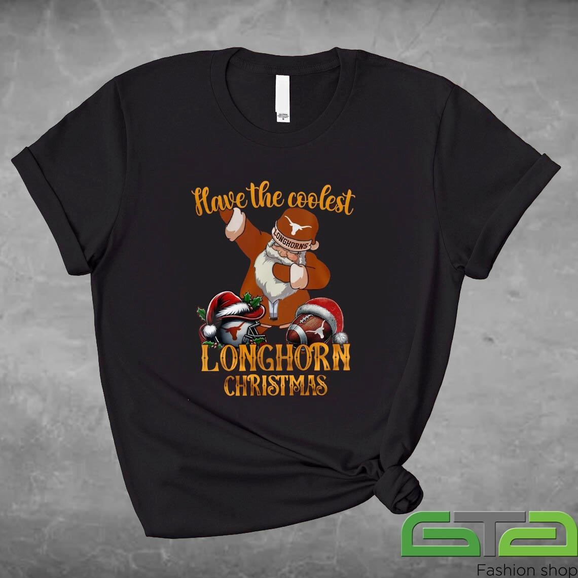 Official Texas Longhorns Have The Coolest Christmas T-shirt