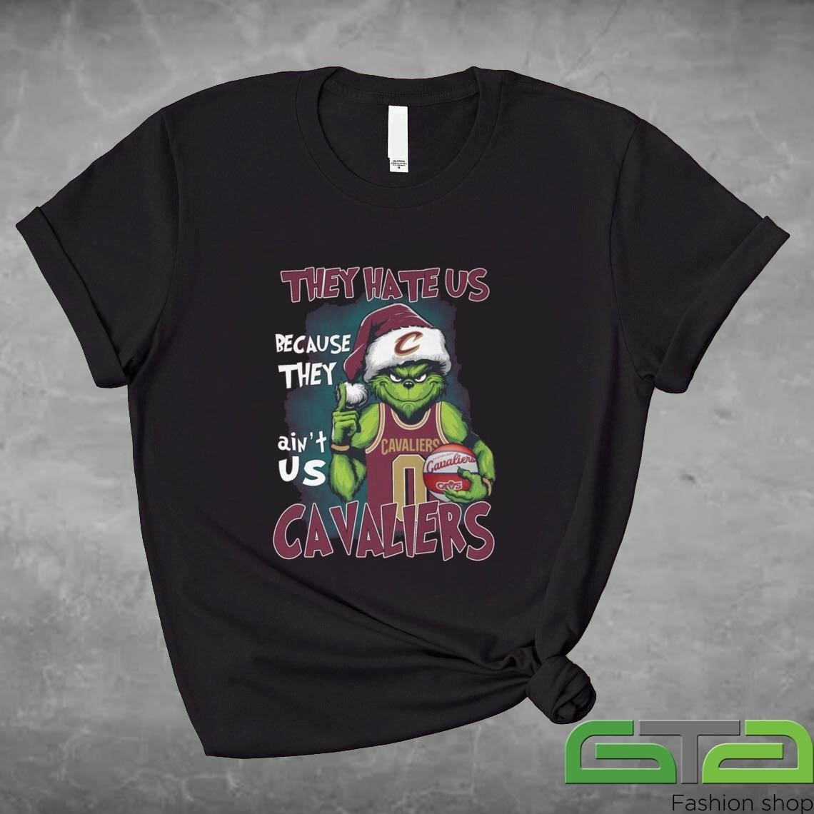 Official The Grinch x Cavaliers They Hate Us Merry Christmas 2024 T-shirt