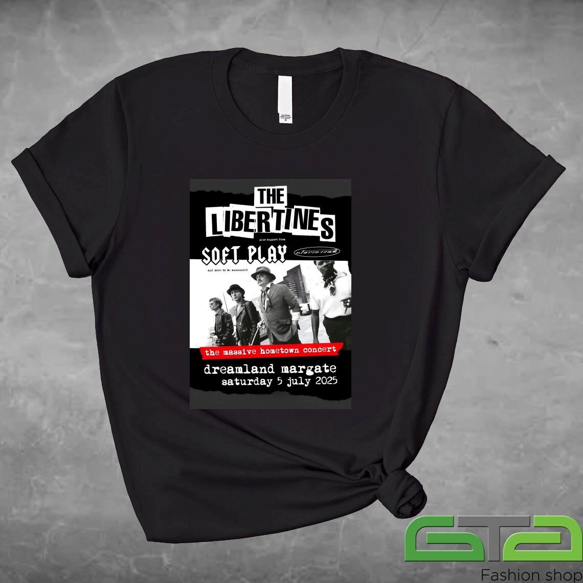 Official The Libertines All Quiet On The Eastern Esplanade 2025 Tour Dreamgate Margate T-shirt