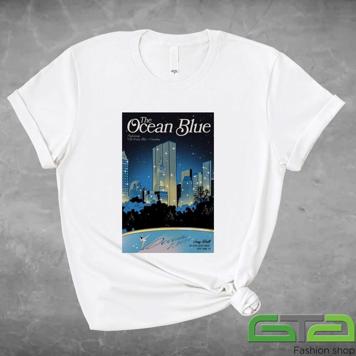 Official The Ocean Blue December 7 2024 At Sony Hall in New York NY Show T-shirt