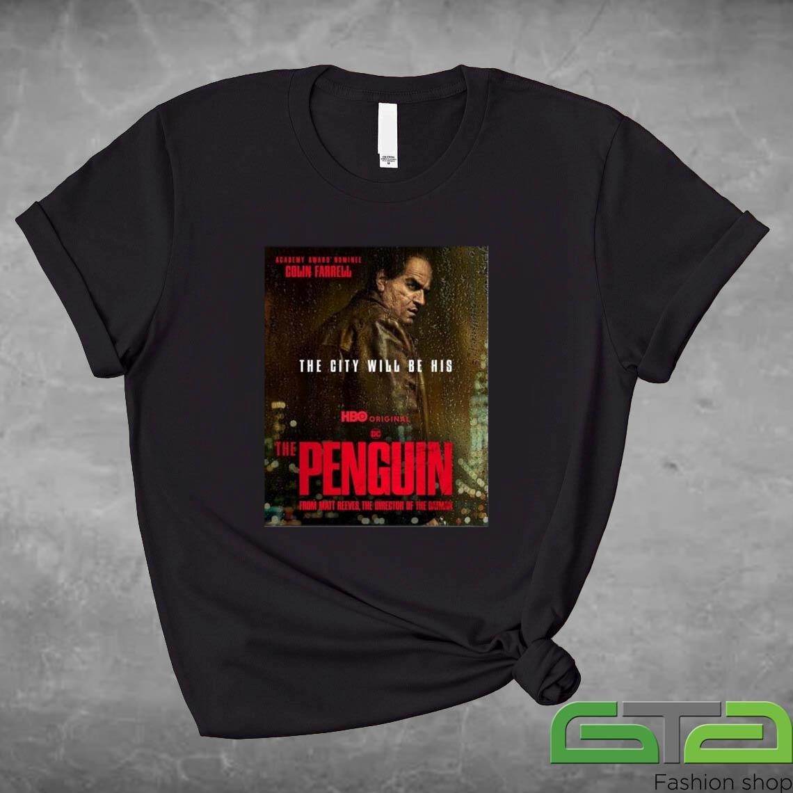 Official The Penguin From Matt Reeves The Director Of The Batman Academy Award Nominee Colin Farrell T-shirt