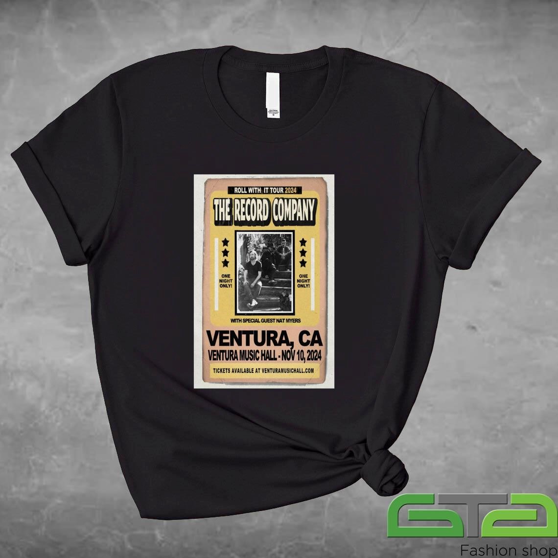 Official The Record Company November 10 2024 Ventura Music Hall In Ventura CA T-shirt