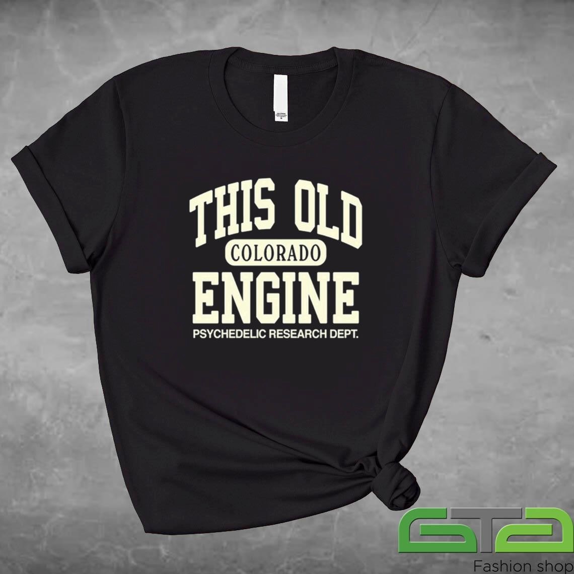 Official This Old Engine Psychedelic Research Department 2024 T-shirt