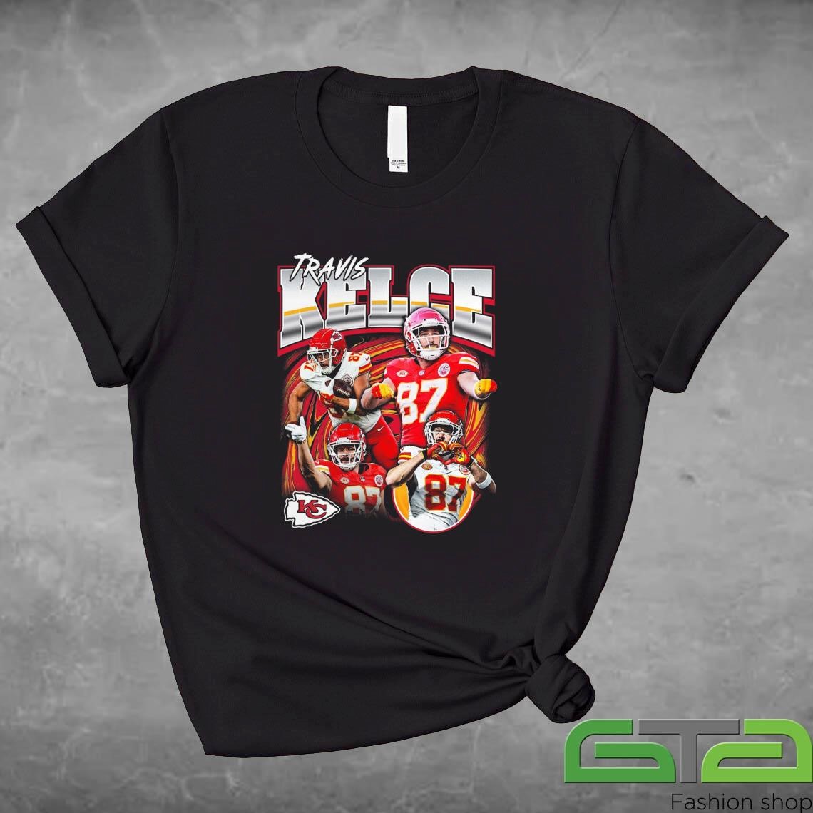 Official Travis Kelce Kansas City Chiefs Notorious Player Graphic T-shirt