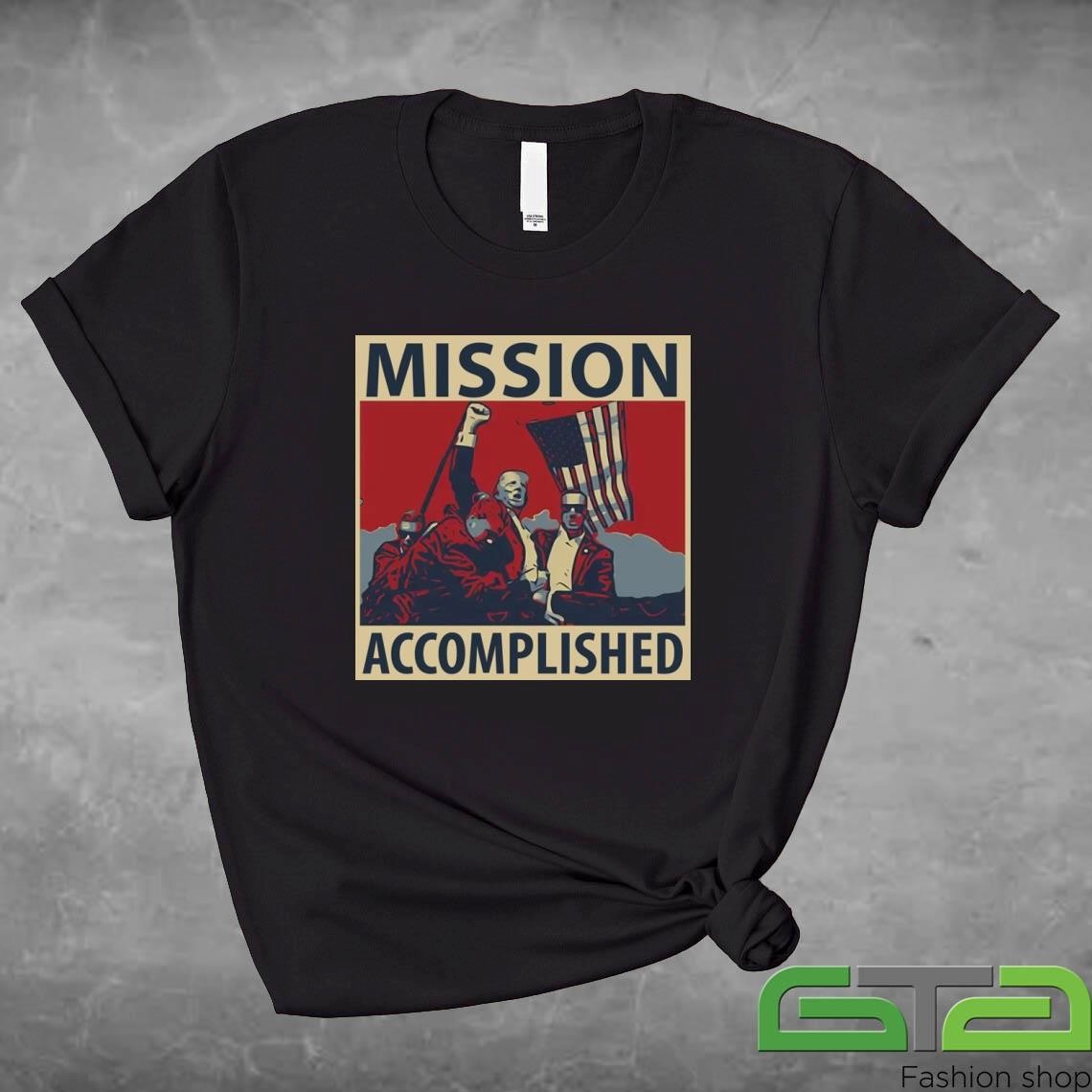 Official Trump Mission Accomplished 2024 T-shirt