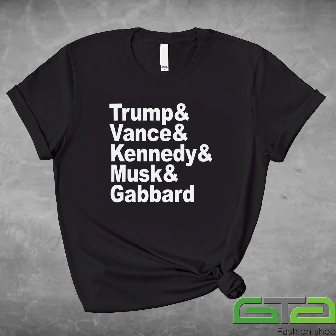 Official Trump Vance Kennedy Musk Gabbard T-shirt