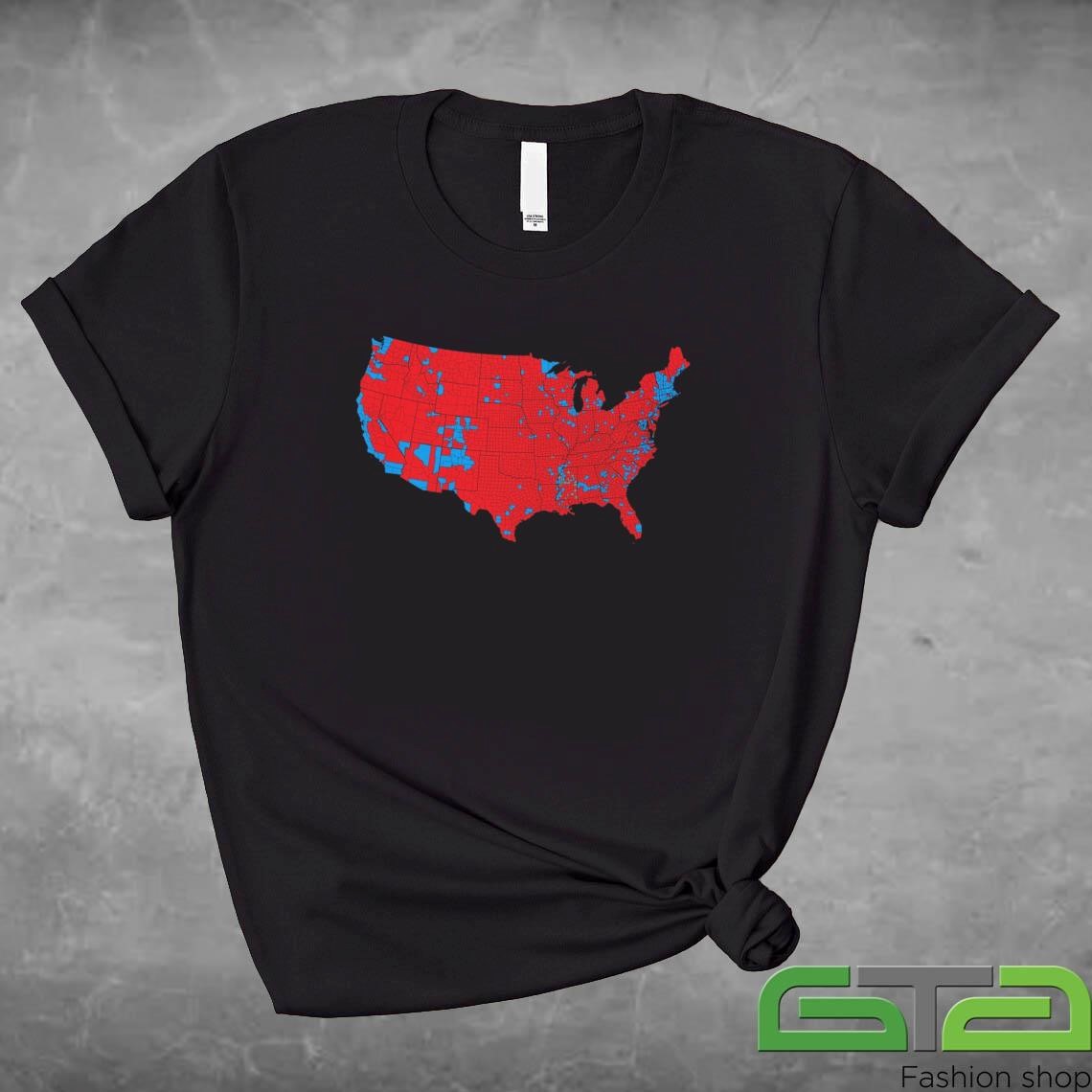 Official Trump Victory Map T-shirt