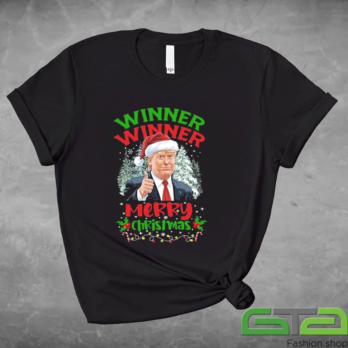 Official Trump Winner Winner Merry Christmas 2024 Sweashirt