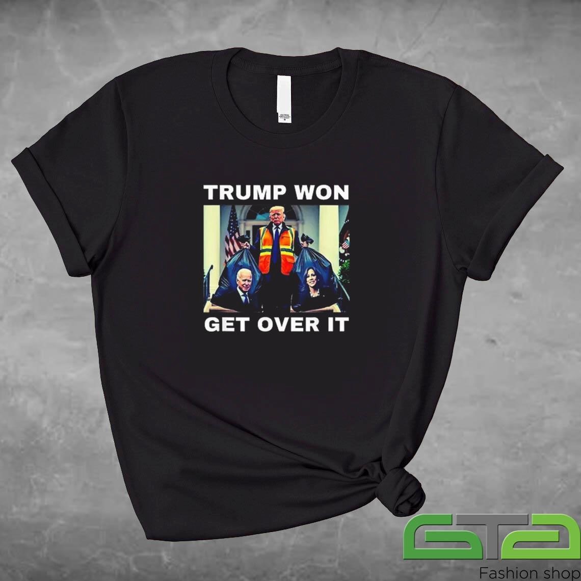 Official Trump Won Get Over It Maga Won Election 2024 T-shirt