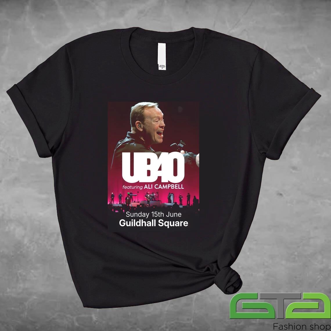 Official UB40 featuring Ali Campbell UK 15th June Summer Tour Guildhall Square T-shirt