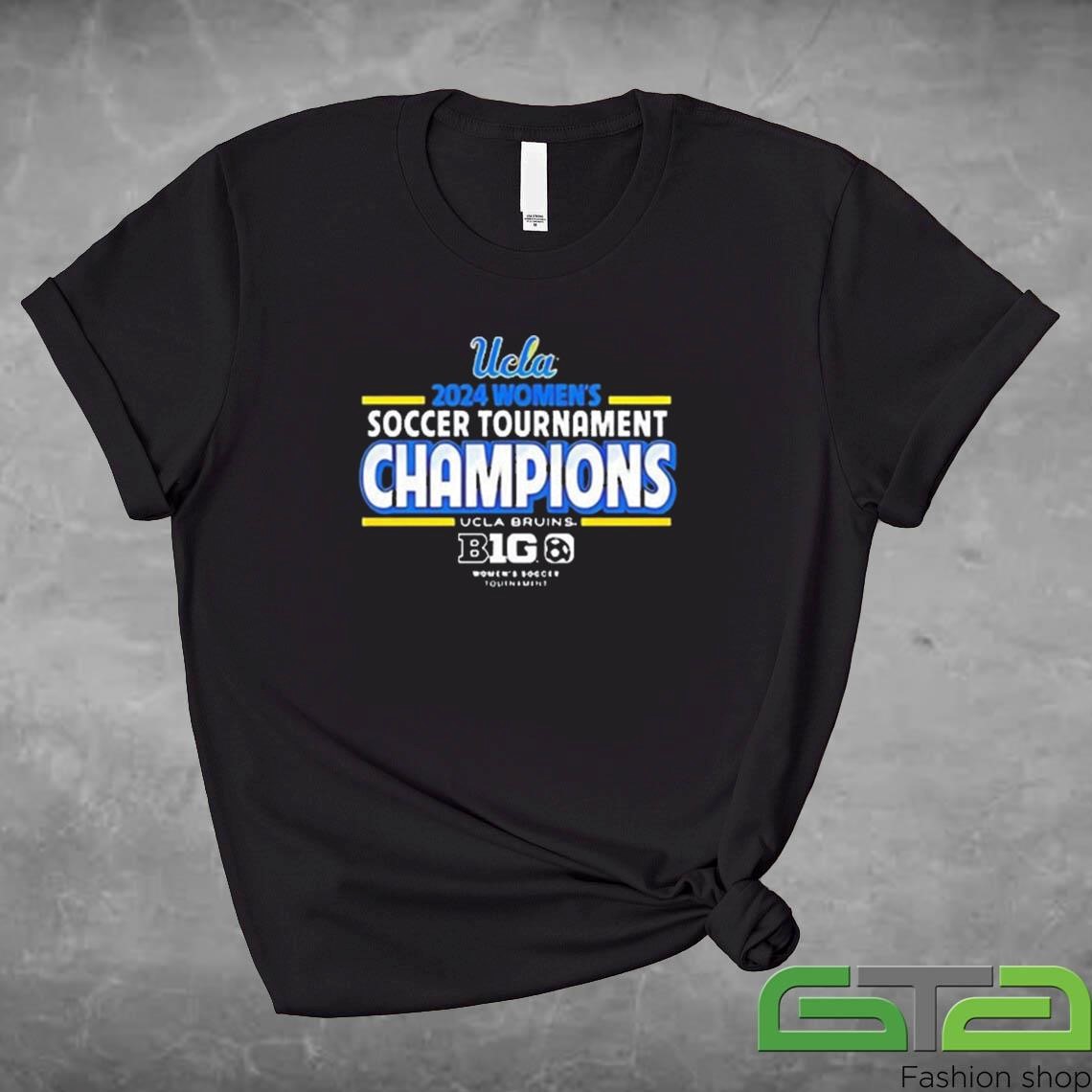 Official UCLA Bruins 2024 Big 10 Women's Soccer Champions T-shirt