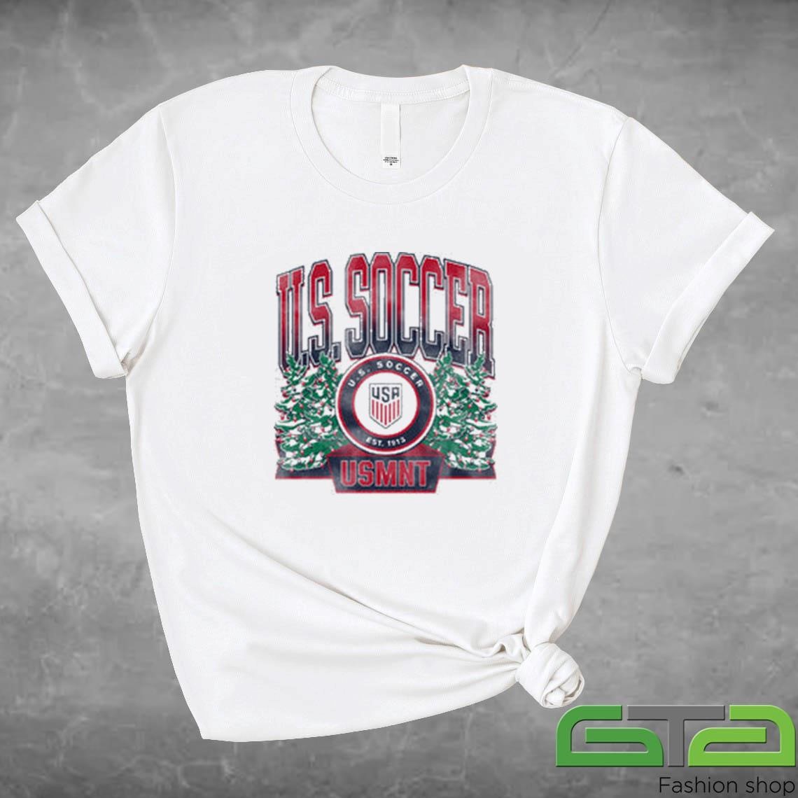 Official USMNT Holiday Crest White T-shirt