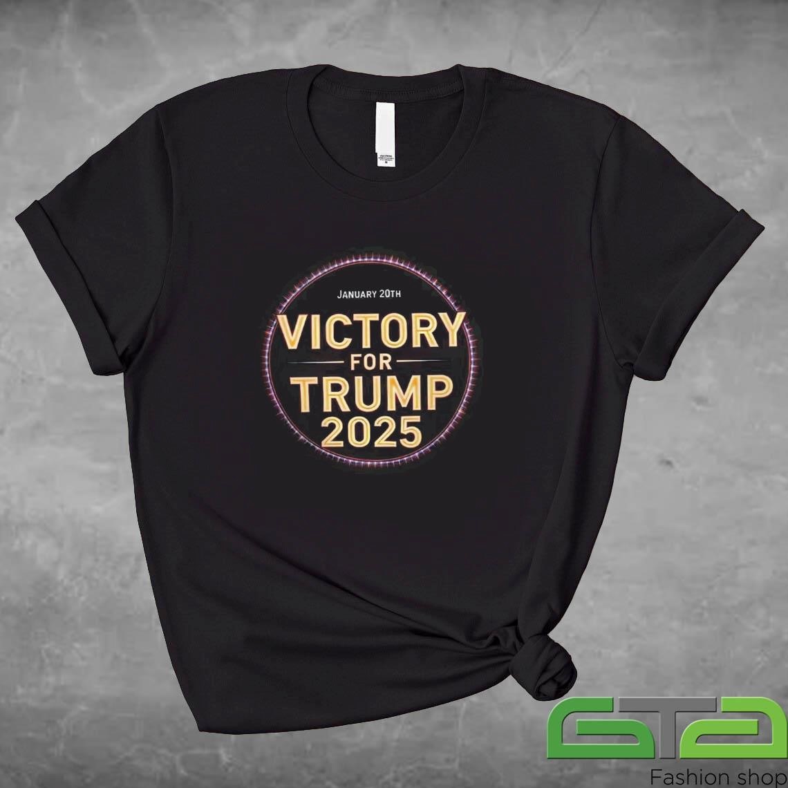 Official Victory For Trump President 2025 Trump Wins Second Time T-shirt