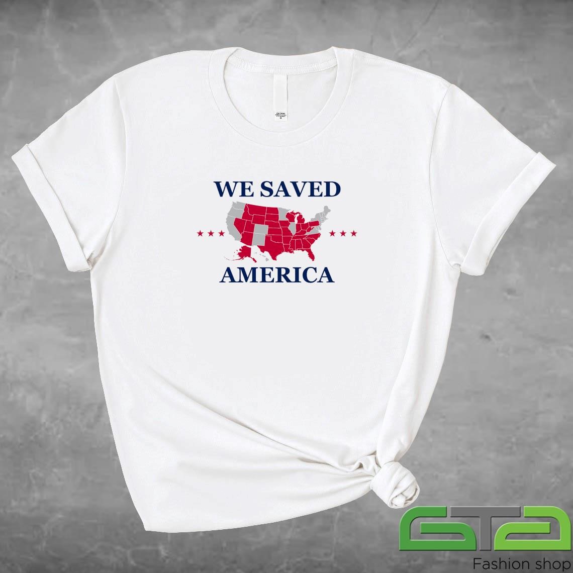 Official We Saved America 2024 Pocket T-shirt