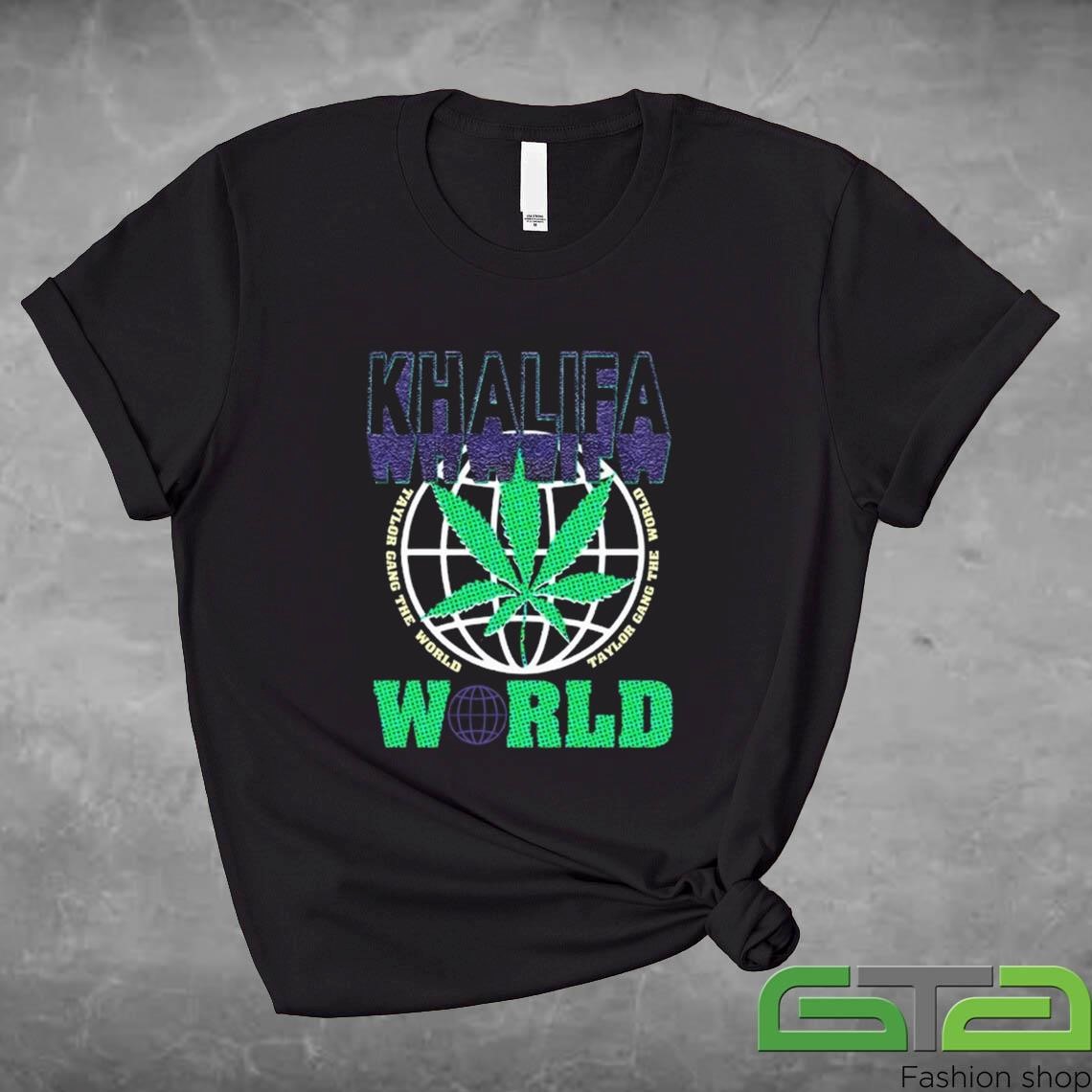 Official Wiz Khalifa The World 2024 T-shirt