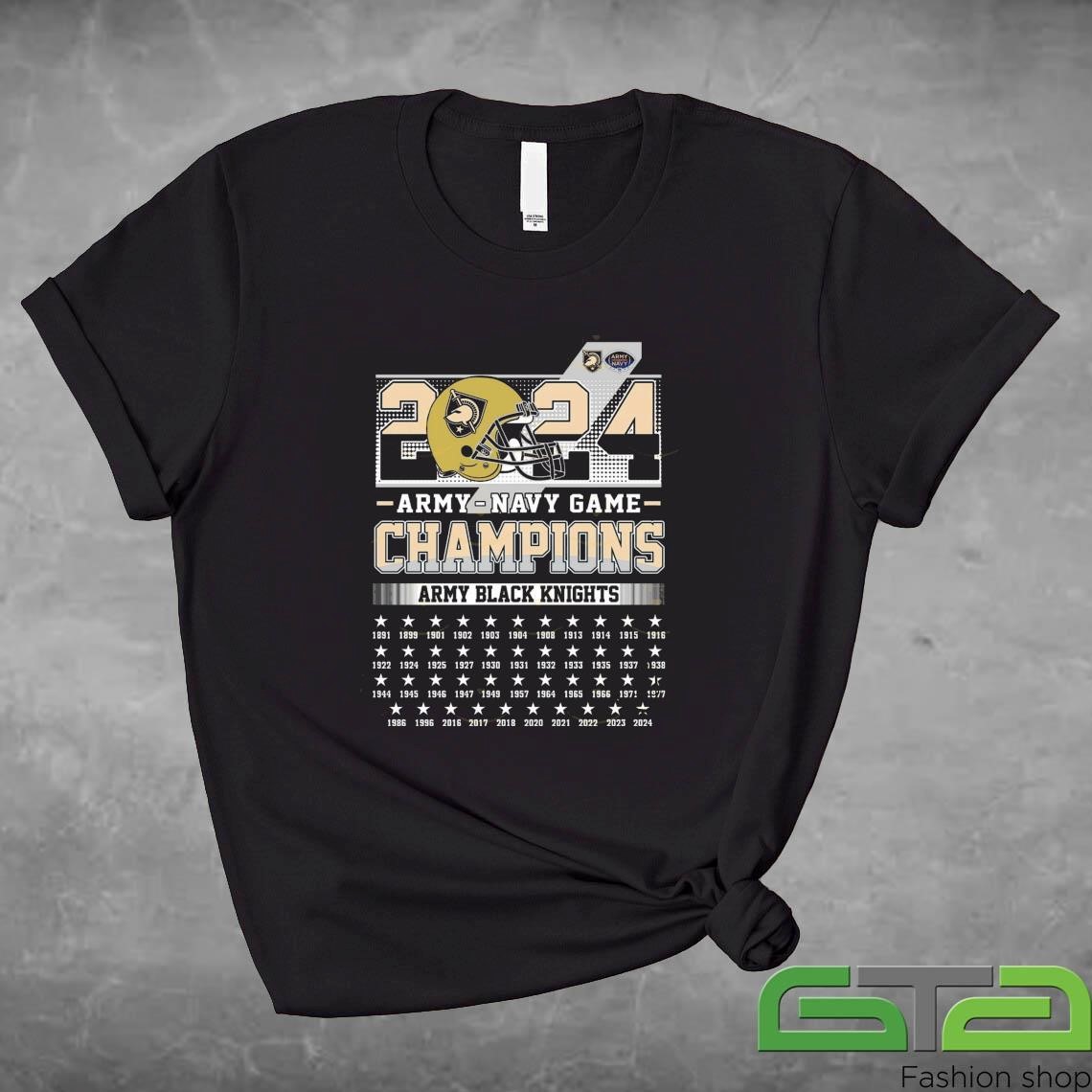 2024 Army Black Knights Champions1891-2024 Shirt