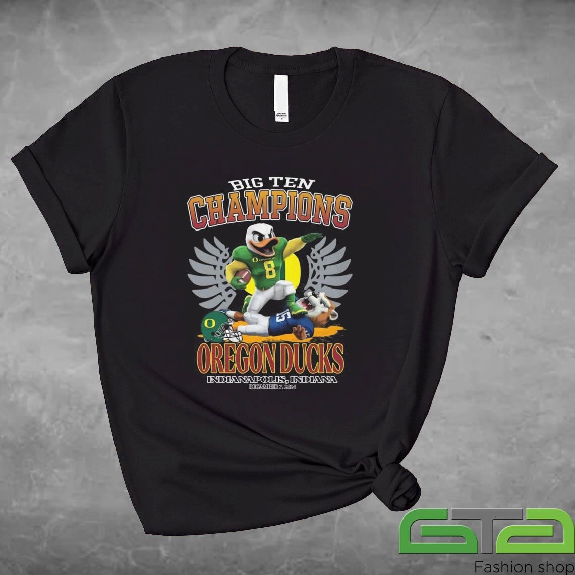 Big Ten Champions NCAA Oregon Ducks 2024 Mascot shirt