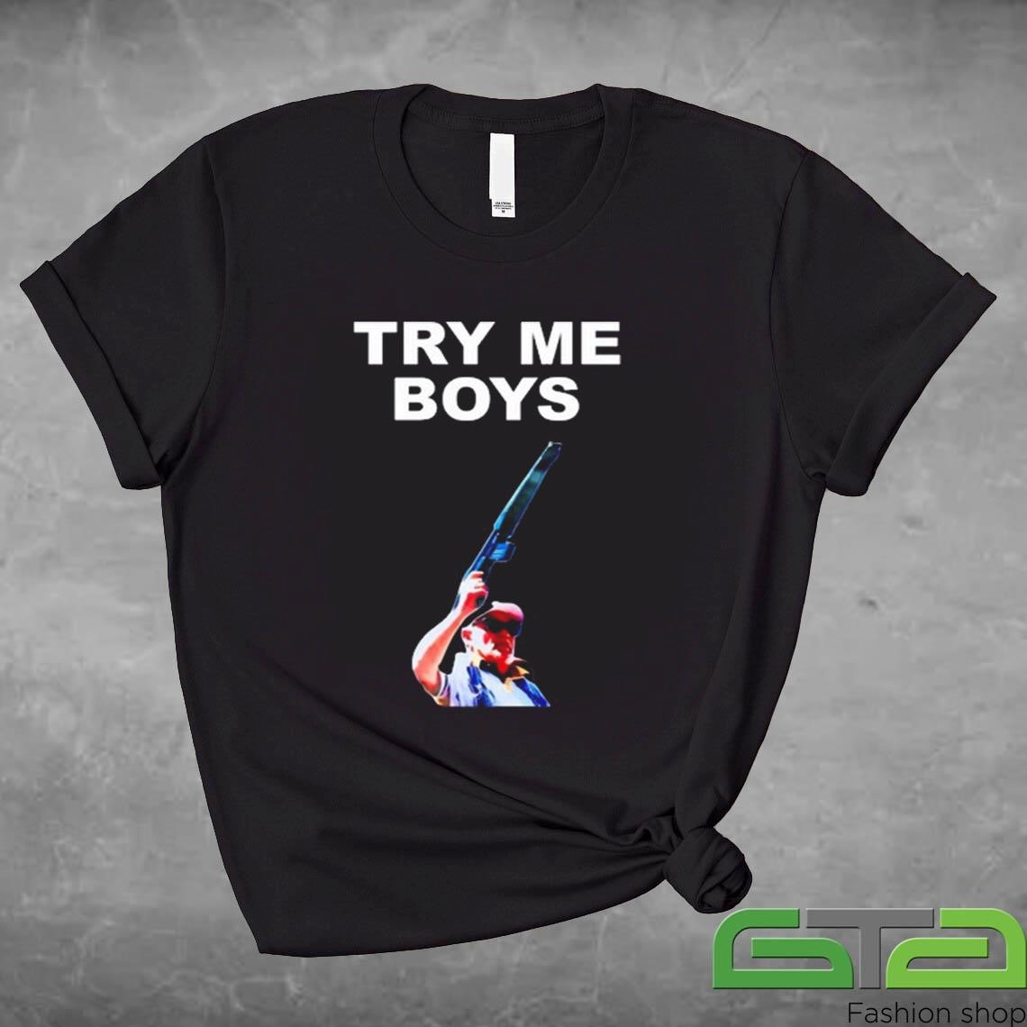 Carl Niehaus Try Me Boys Shirt