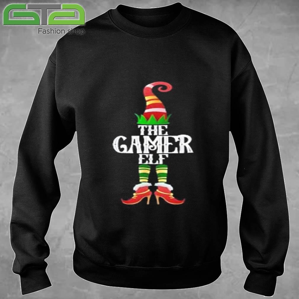 Christmas Gamer Elf Matching Family Group 2024 The Gamer Elf Sweatshirt