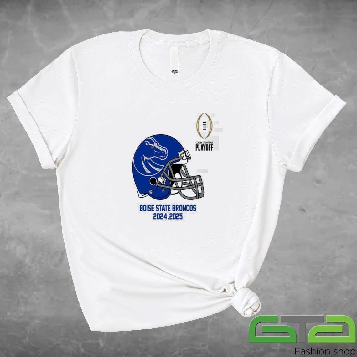 College Football Playoff 2025 Boise State Broncos Helmet NCAA Bowl Games 2024-2025 Shirt