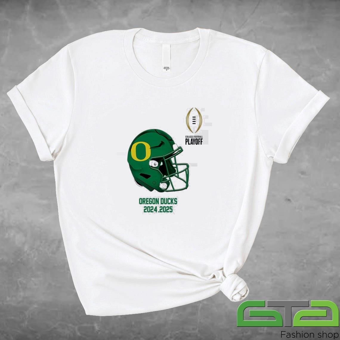 College Football Playoff 2025 Oregon Ducks Helmet NCAA Bowl Games 2024-2025 Shirt