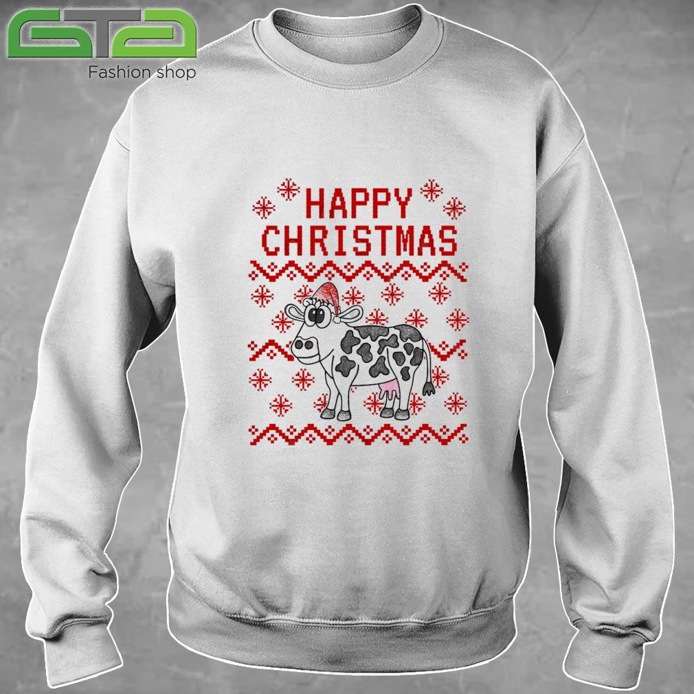 Cow Ugly Christmas, Farmer Farming Xmas Sweatshirt