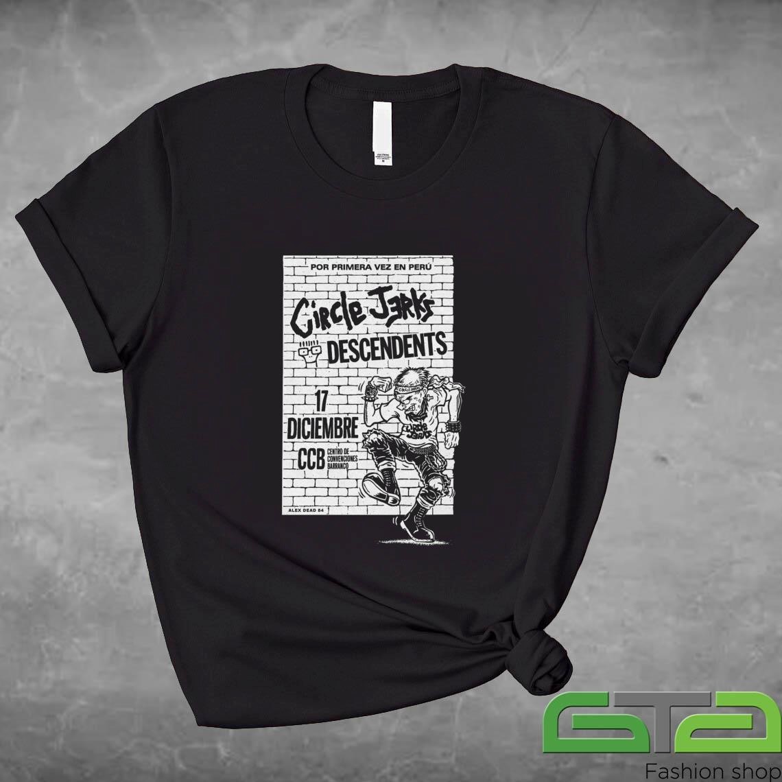 Descendents & Circle Jerks Centro De Convenciones Barranco December 17 2024 Show Shirt