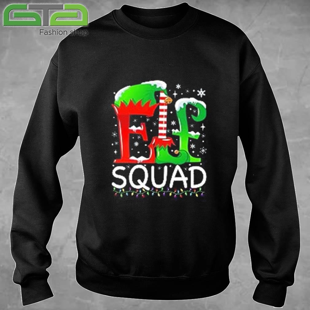 Elf Squad Christmas Family Matching Pajamas Elf Xmas Santa Group 2024 Sweatshirt