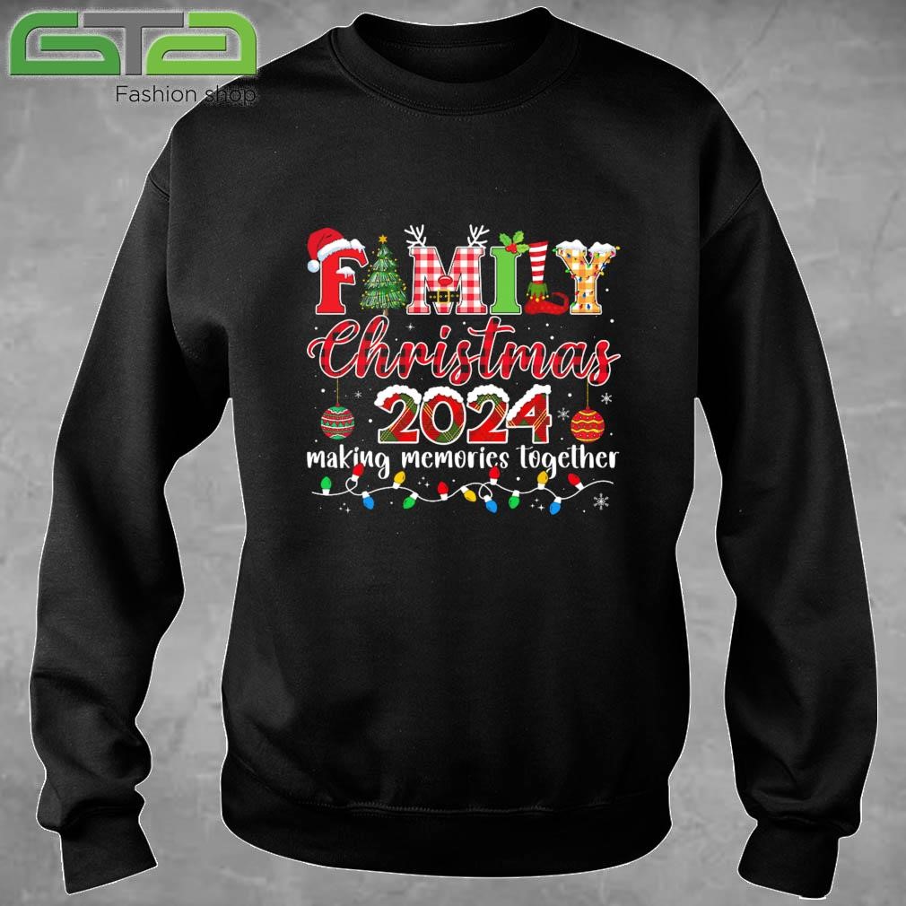 Family Christmas 2024 Matching Squad Santa Elf Funny Xmas Sweatshirt