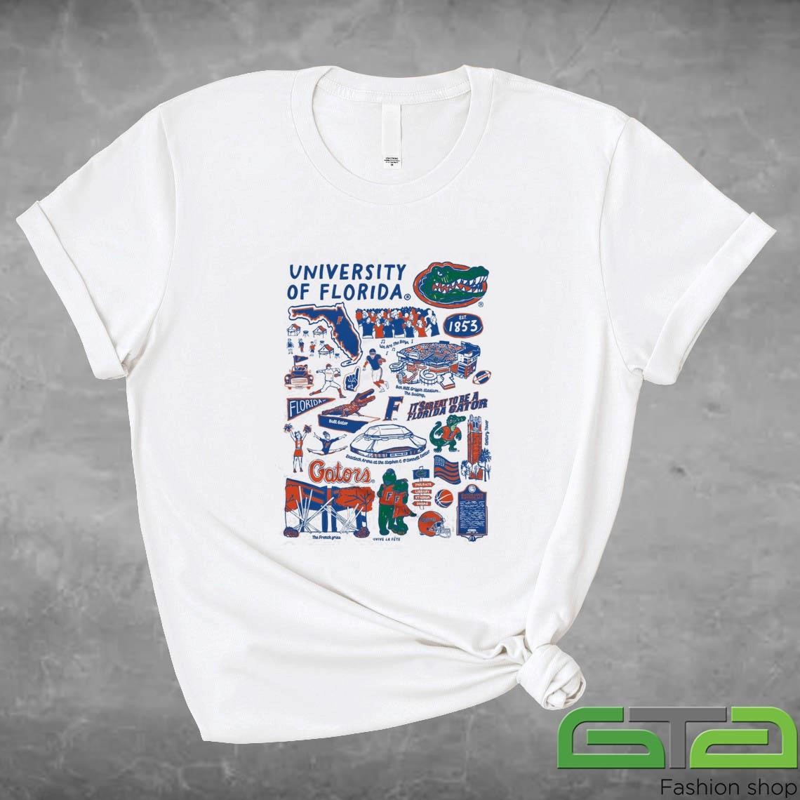 Florida Gators Vive La Fete Impressions Artwork Shirt