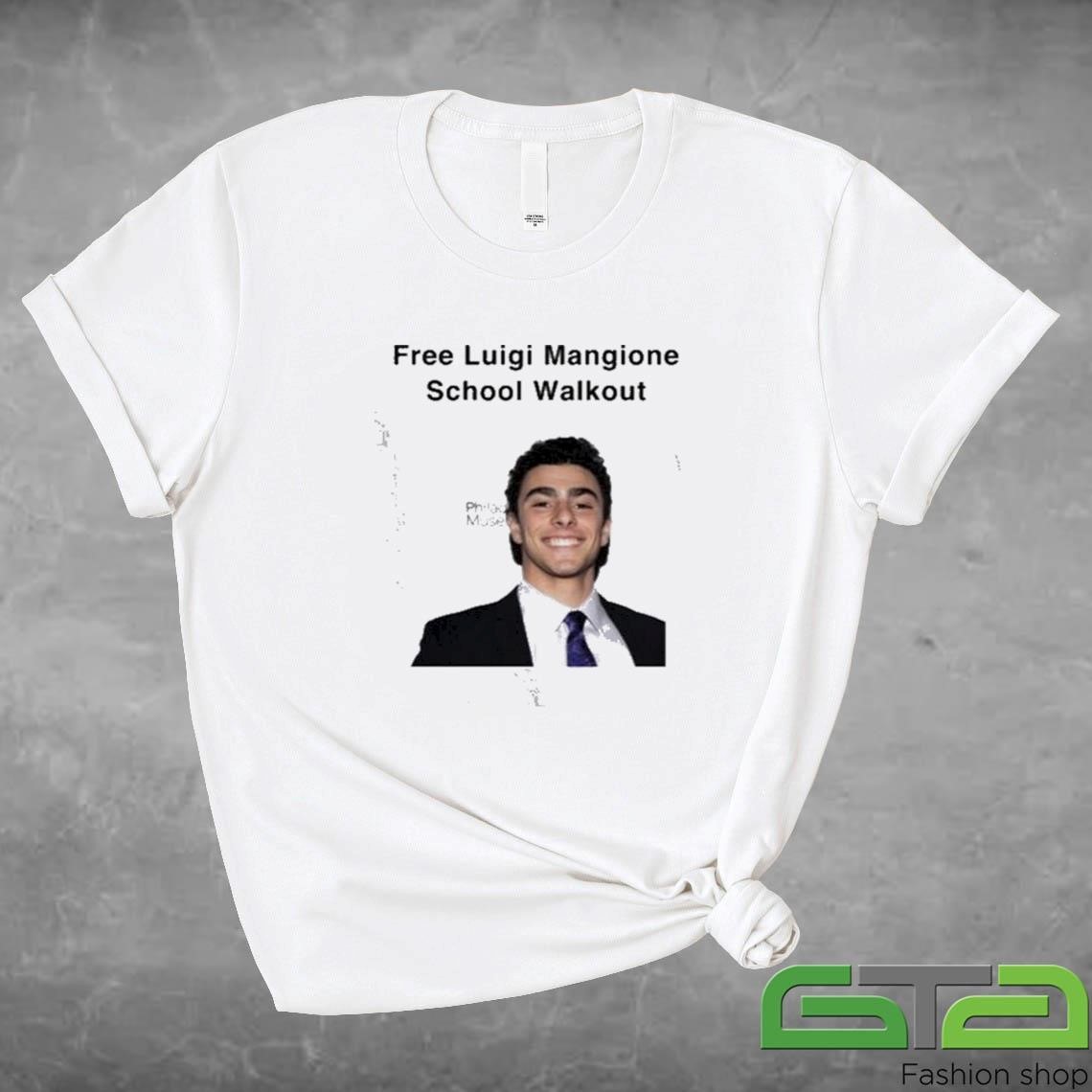 Free Luigi Mangione School Walkout Shirt