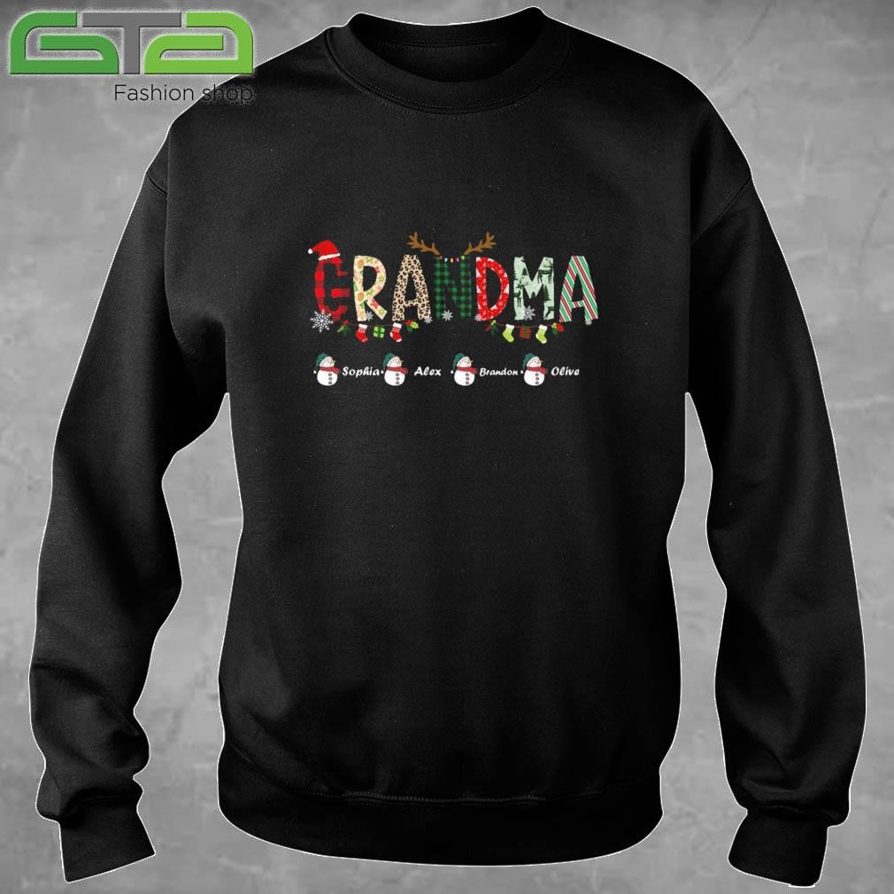 Grandma Sophia Alex Brandon Olive Christmas Sweatshirt