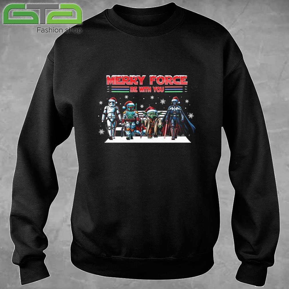 Holiday Movies Friends Merry Christmas Galaxy Retro Christmas Cartoon Friends Wars Sweatshirt