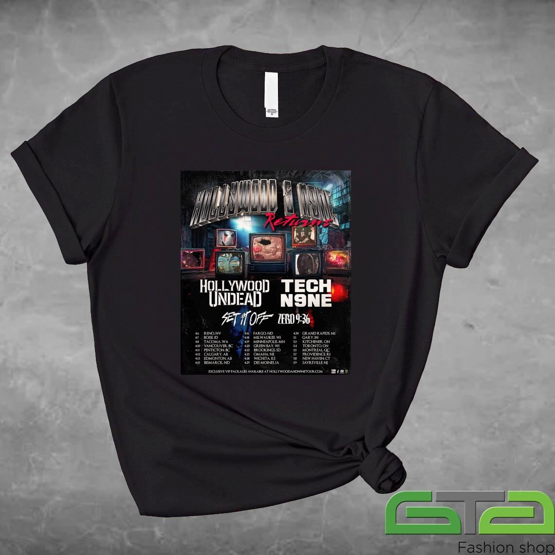 Hollywood Undead and Tech N9ne Plot New Hollywood & N9ne Tour Shirt