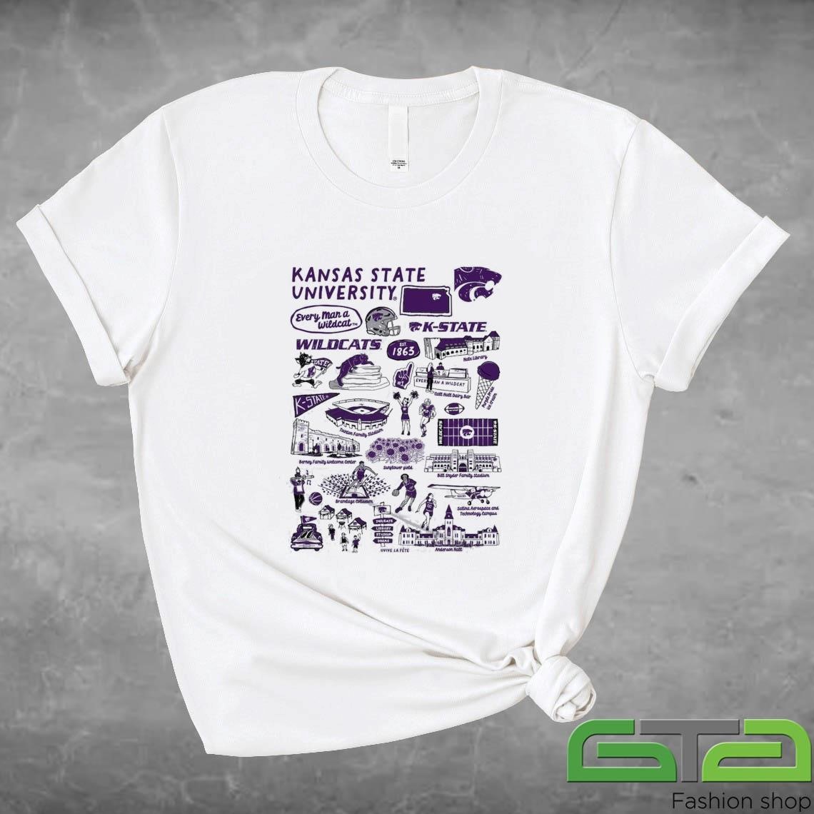 Kansas State Wildcats Vive La Fete Impressions Artwork Shirt