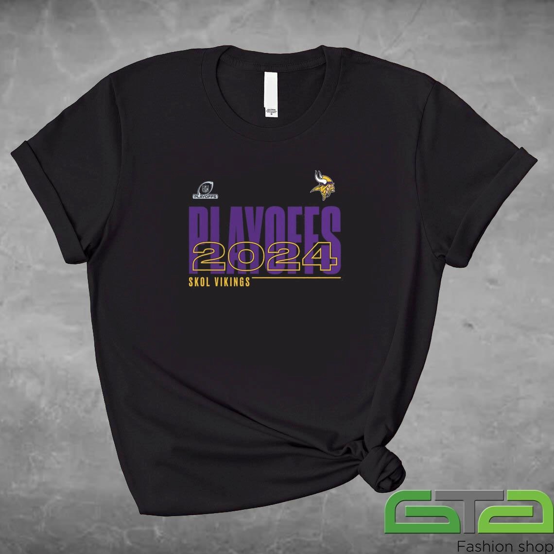 Minnesota Vikings 2024 NFL Playoffs Shirt