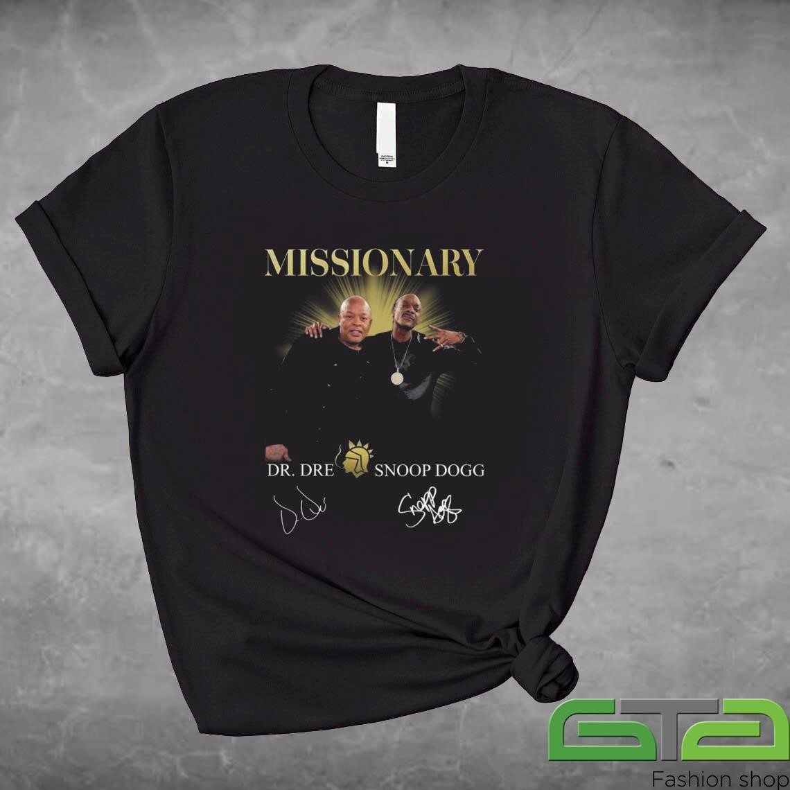 Missionary Snoop Dogg X Dr Dre Signatures Shirt